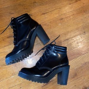 Dr. Martens heeled booties! Worn once